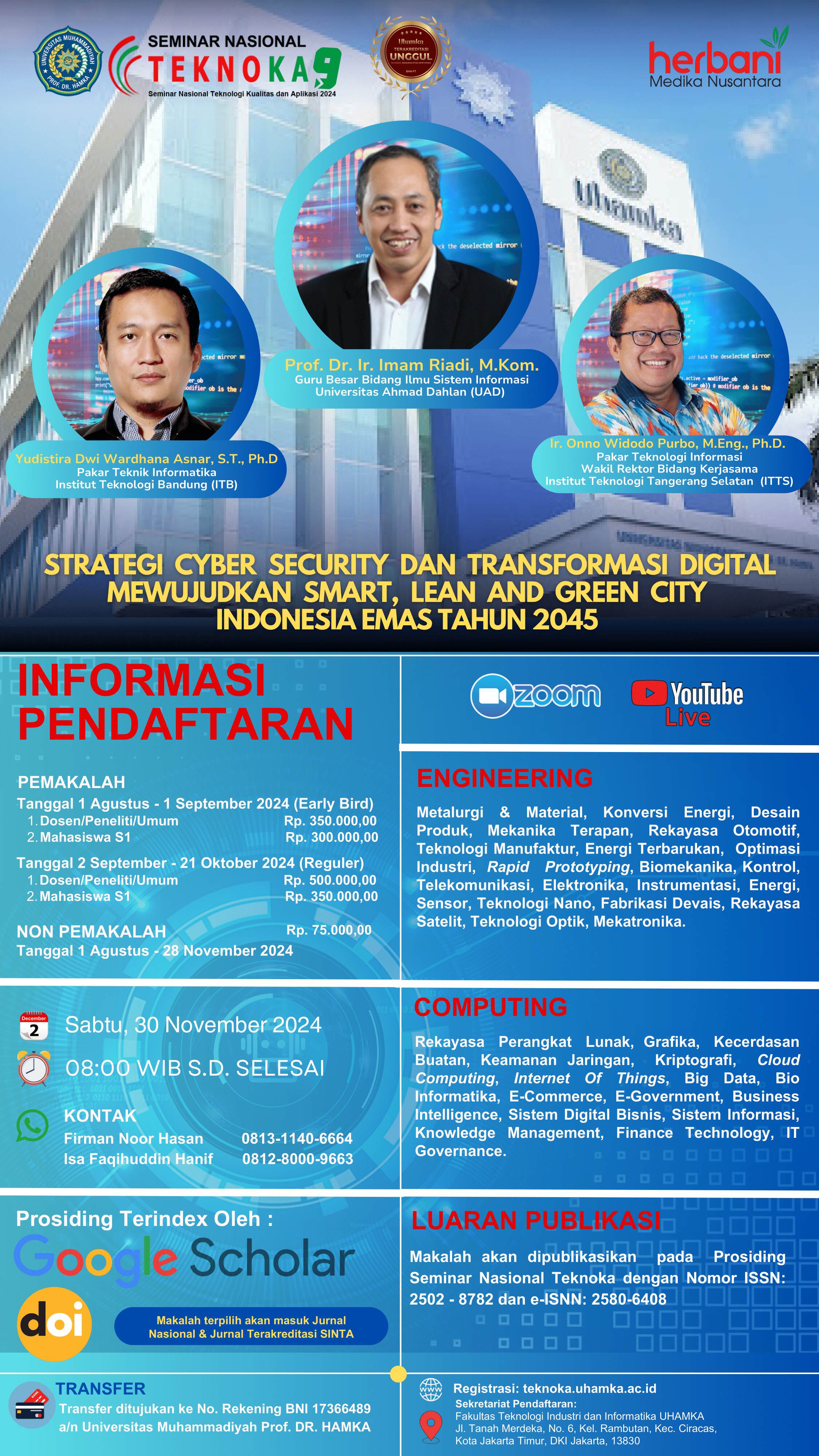Strategi Cyber Security Dan Transformasi Digital Mewujudkan Smart, Lean And Green City Indonesia Emas Tahun 2045