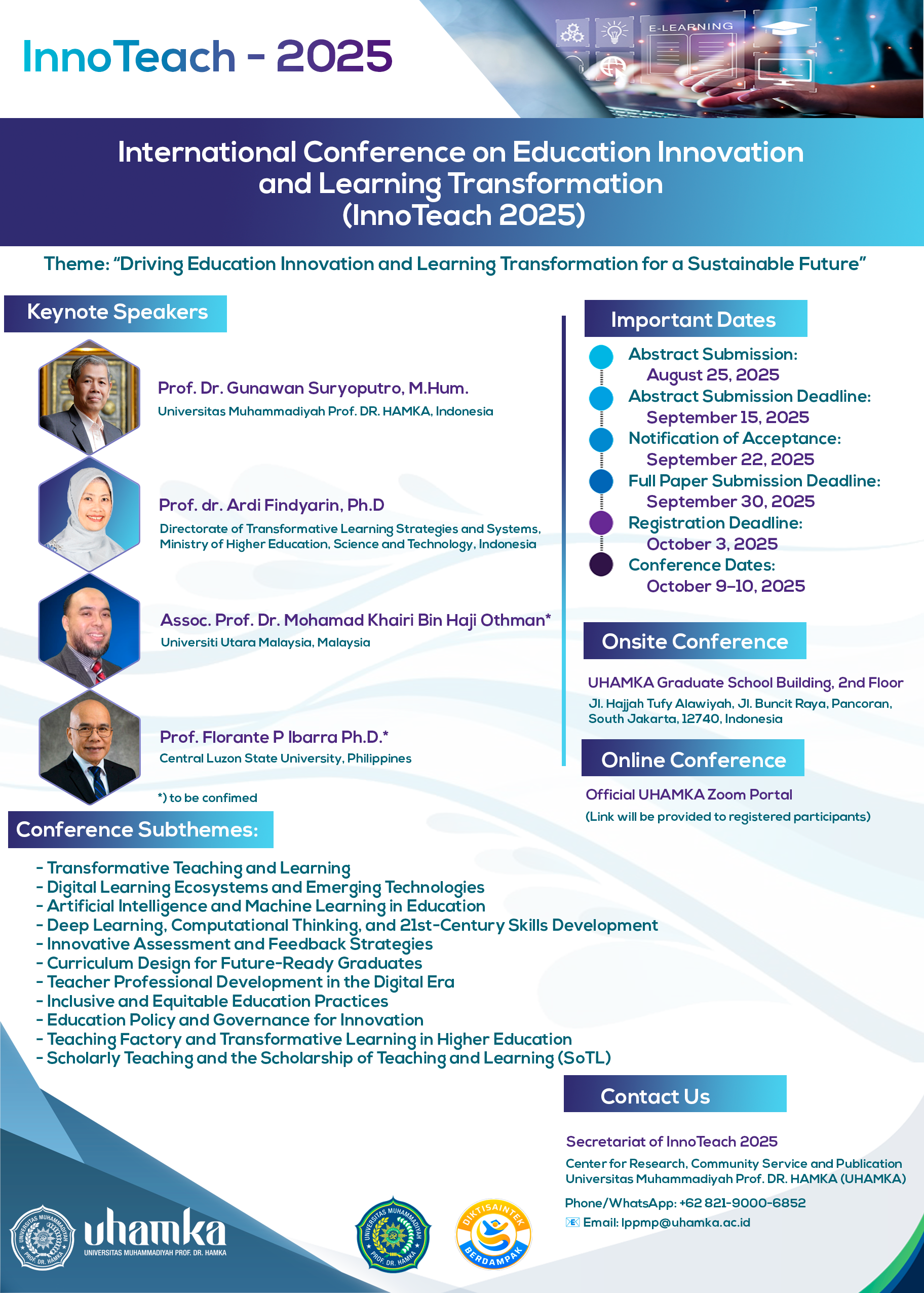 International Conference on Education Innovation and Learning Transformation (InnoTeach)
